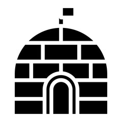 Vector Design Igloo Icon Style