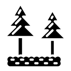 Vector Design Pine Tree Icon Style