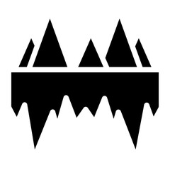 Vector Design Iceberg Icon Style