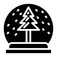 Vector Design Snow Globe Icon Style