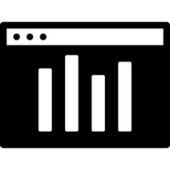 Bar Chart Visualization Icon