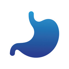 Clean stomach icon for digestive health representation