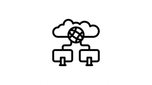 cloud animated icon