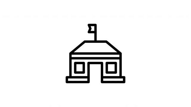 barracks animated icon