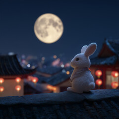 Mid-Autumn Festival, Chinese festival, moon, rabbit