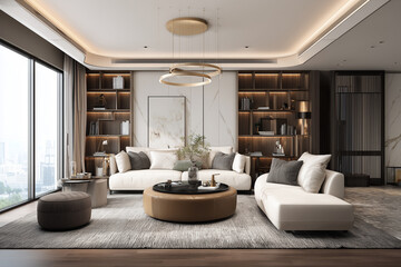 Modern Chinese interior design; Fashion smart home;