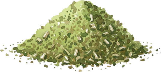 Healthy Herbal Drink Mate Tea and Yerba Mate Teabag Set Illustration