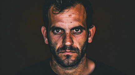 Fototapeta premium portrait of a man with a beard