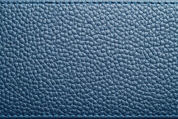 Close-up of textured blue leather