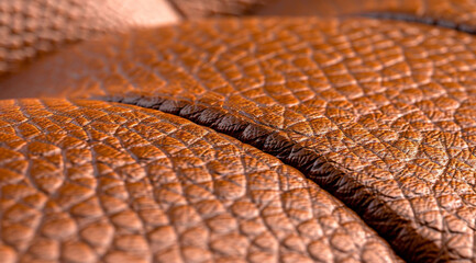 close up of leather texture
