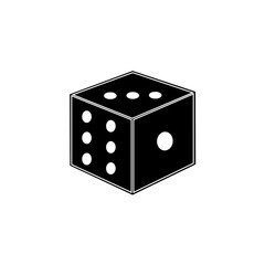 dice on white background
