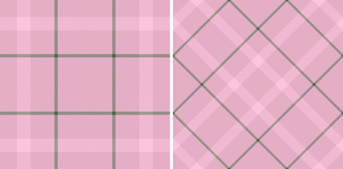 Fototapeta premium Textile fabric vector of texture plaid background with a seamless pattern check tartan. Set in christmas colors. Cozy living room ideas.