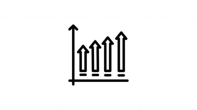 bar chart animated icon