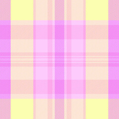 Hat check plaid vector, autumn textile fabric pattern. Infinity tartan seamless texture background in lime and light colors.