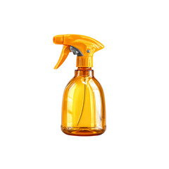 Vibrant orange spray bottle for household cleaning solutions and DIY projects, ready for any task with its durable design