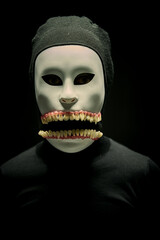 toothy villain mask