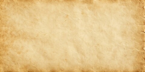 Aged textured parchment paper with subtle stains and a central lighter area for text or design