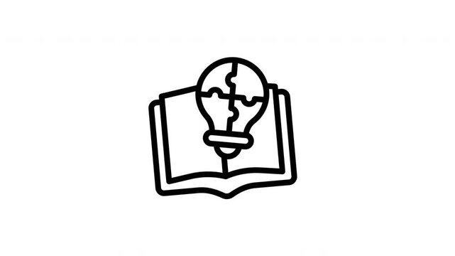 knowledge base animated icon