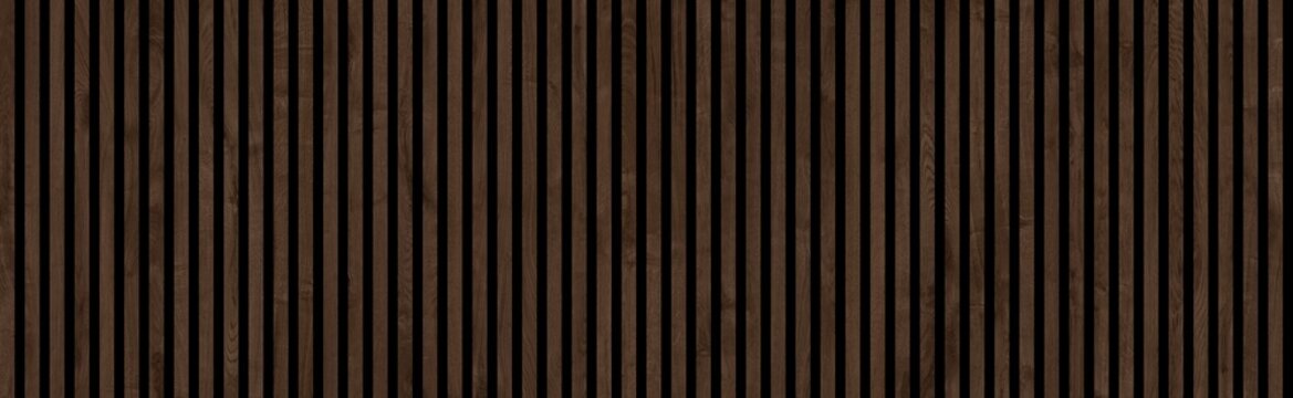 natural wood lath line arrange pattern, wooden strip background, wooden slate.
