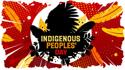 Indigenous peoples' day - vector illustration