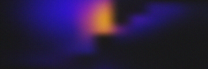 Abstract glowing nebula with vibrant purple and orange hues against a dark, textured background