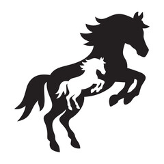 horse silhouette