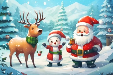 Snowman winter christmas outdoors.