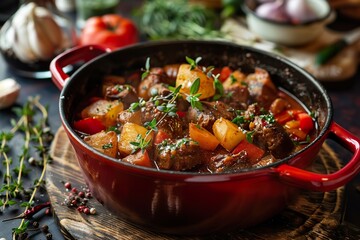 beef stew with carrots and potatoes