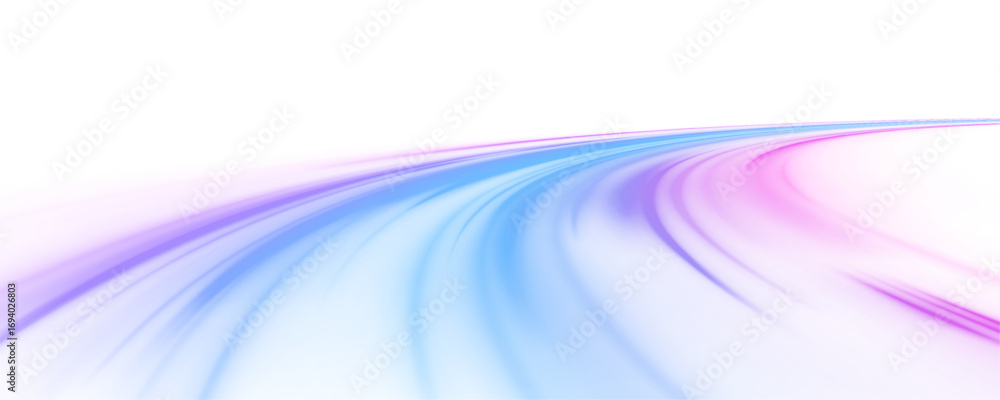 Poster big data traffic visualization, dynamic high speed data streaming traffic. abstract neon rays of lig