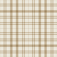 Seamless Plaid Pattern Simple Brown Classic