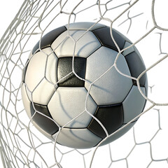 Naklejka premium Soccer ball isolated on white background
