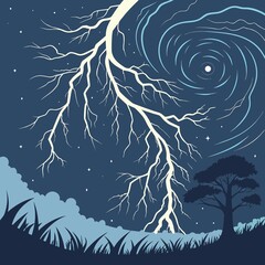 vector illustration of a tree