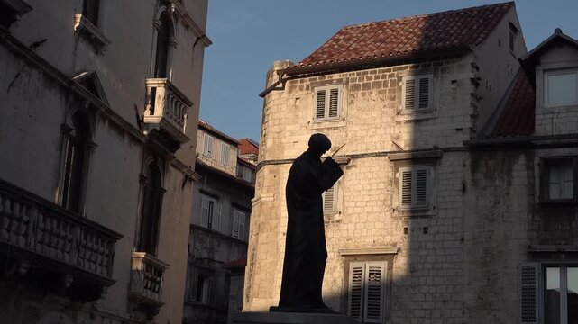 Marko Marulić Sculpture, Split, Croatia