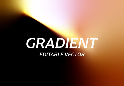 Set of Editable Vector Gradient Backgrounds