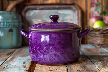 cooking pot on the stove