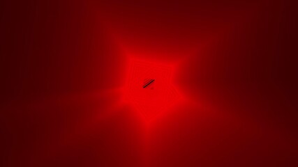 Glowing red geometric squares with futuristic abstract animation digital background - Powered by Adobe