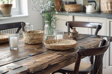vintage kitchen interior
