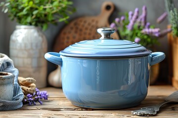 kettle on the table