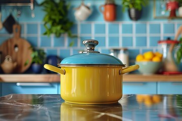kitchen utensils on the stove
