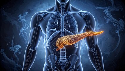 Anatomical illustration of the pancreas (1)