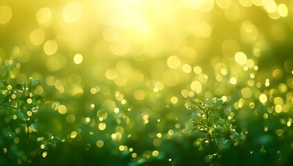 Obraz premium Abstract blurred background, green and blue gradient, white space in the middle, 