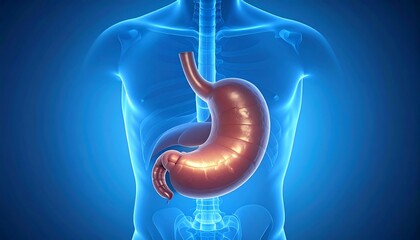 Anatomical Stomach Illustration