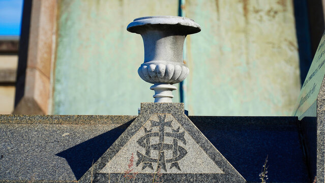 holy Name Of Jesus, sol Invictus, Chrystogram, Christogram, Royal cypher, IHS, chi Rho, Greek alphabet, Christ, monogram, clipart.Waverley Cemetery is a state heritage listed cemetery in Sydney