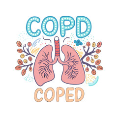 Heart ornament food new year typography