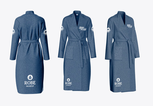 Spa Robe Mockup