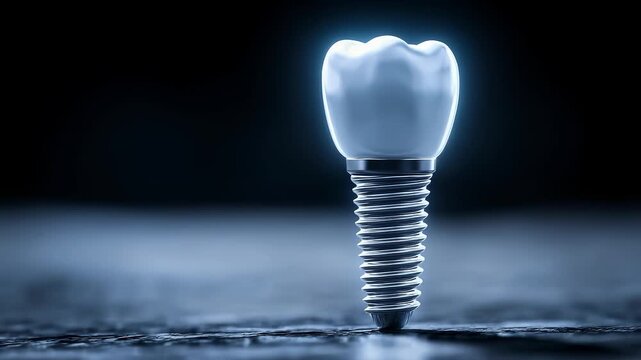 Precision Dental Implant Technology Display