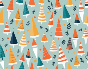 festive cone hats set