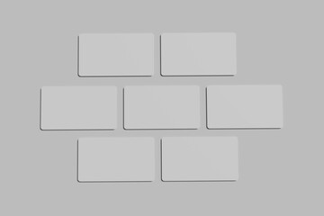 Blank Business Card Mockup