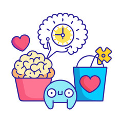cloud computing concept with heart