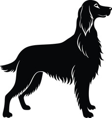 A dog vector on transparent background
